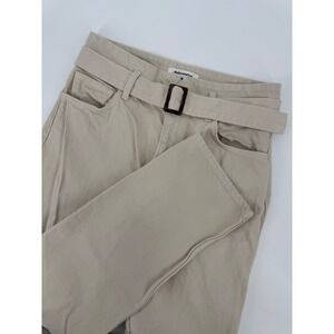 Reformation Beige Straight Leg Jeans